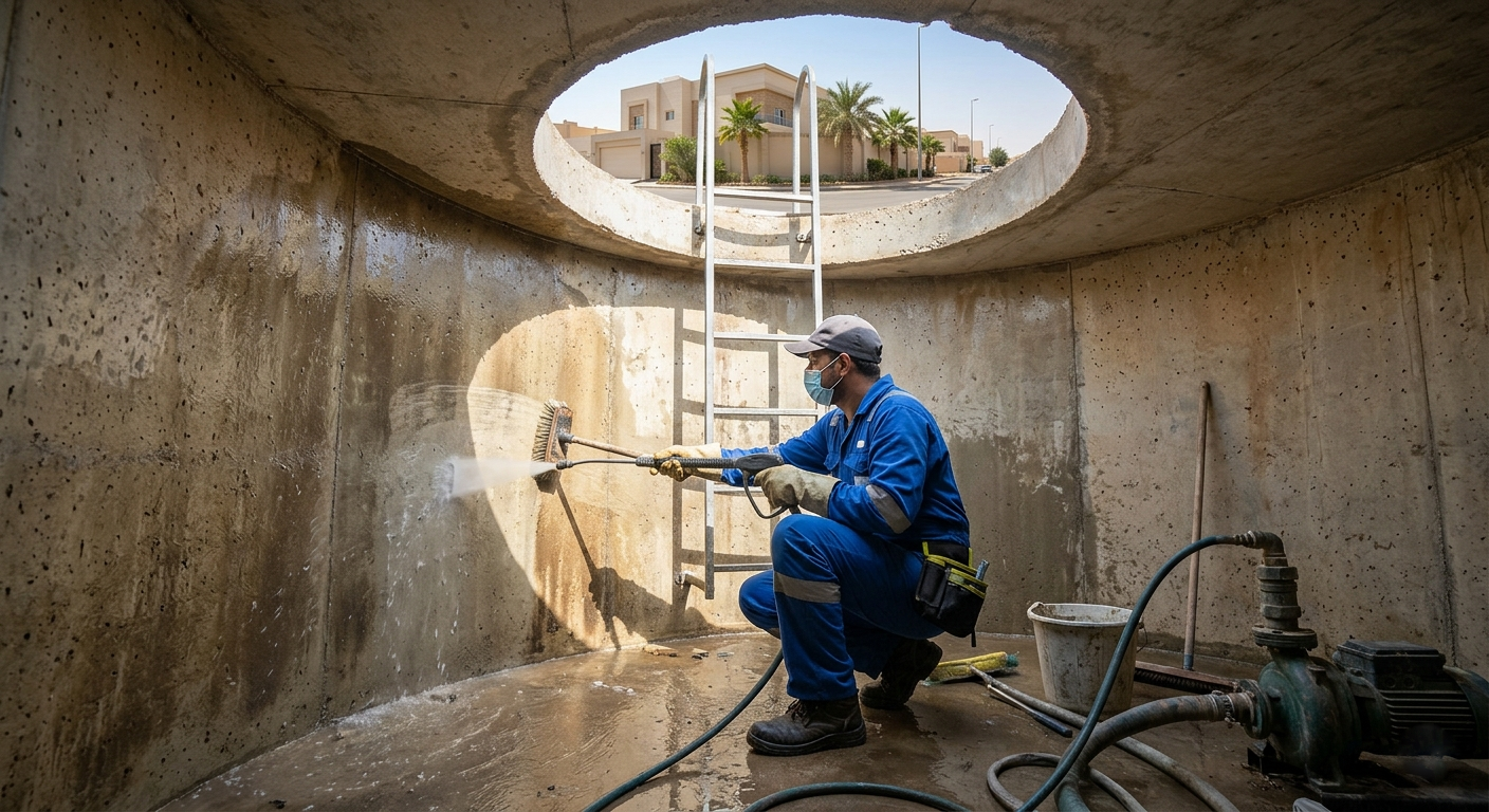 تنظيف خزانات